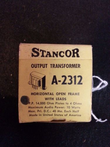 Stancor A-2312 Output Transformer Horizontal Open Frame