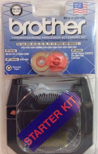 Brother Typewriter Word Processor Starter Accessory Kit SK-100 Black Daisywheel