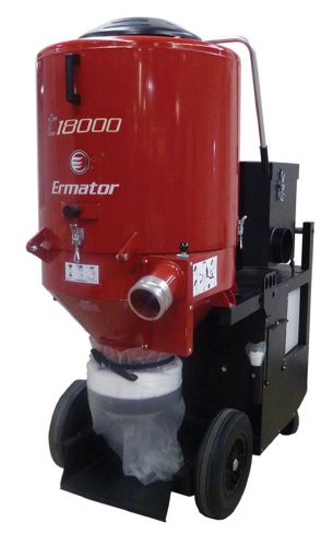 Ermator t18000 hepa dust extractor 4 grinders - 480v 3-phase for sale