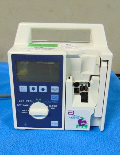 Hospira micromacro plum xl with dataport tested by biomedical engineer r33 for sale