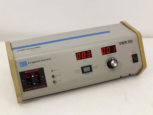 E-c apparatus electrophoresis power supply 0~550 volt dc output (vwr135) for sale
