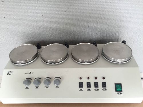 4 heads multi unit regular magnetic stirrer hotplate mixer 110/220v e for sale