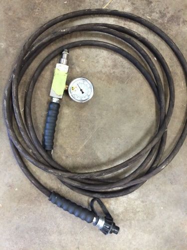 Weatherhead 20-foot 1/4&#034; hydraulic jack hose 10,000 psi with pci 10,000 gage for sale