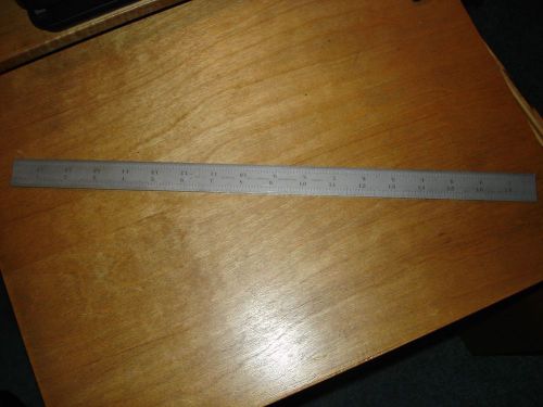 18&#034; Starrett Square Blade, No. 16R GRAD - 50th, 100th, 1/32, &amp; 1/64