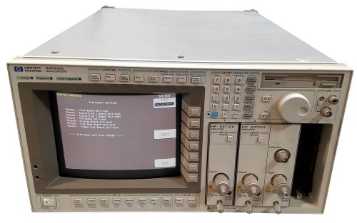 Agilent / hp 54720d 4 channel 8 gsa/s real-time oscilloscope with two modules for sale