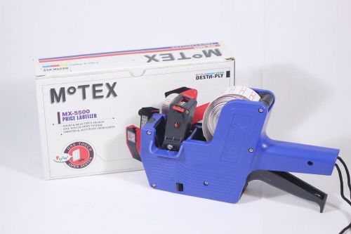 Genuine Motex MX5500 1 Line Price  Labeling Gun