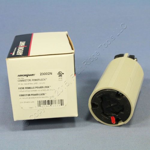Cooper Power-Lock Flanged Inlet Connector 20A 125VAC 10A 250VDC 480VDC 23002N