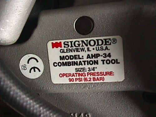 Signode ahp-34 strapping tool for 3/4 &#034;strap free shipping  see pics and info for sale