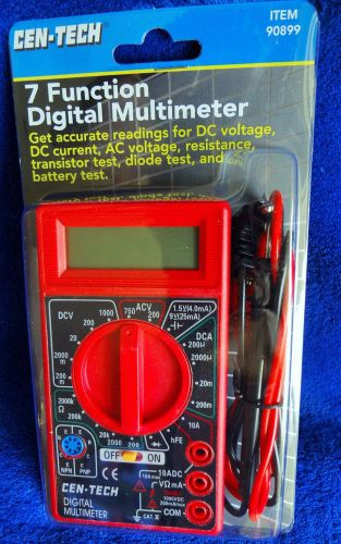 Cen-tech digital 7 function multimeter electronic test equipment circuit testing for sale