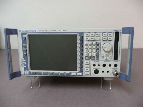 Rohde &amp; Schwarz FSP30 20 Hz to 30 GHz Spectrum Analyzer - Loaded &amp; Calibrated!