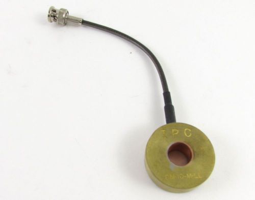 CM-10-M-LL IPC BNC Plug Cable Assembly to Brass Copper Ring Solenoid