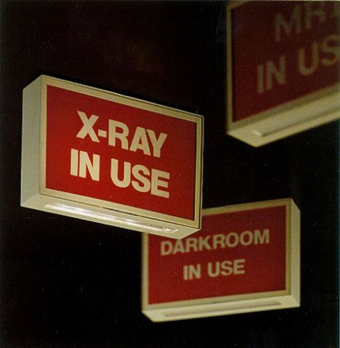 NEW AMS &#034;X-Ray In Use&#034; Lighted Info Sign (900X)