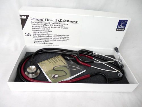 3M Littmann Classic II SE Teaching Stethoscope with Combination Chestpiece 2138
