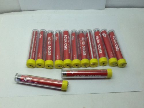 13 tubes AIM 60/40 ROSIN CORE SOLDER P/N 46-502 NOS see Store For More Soldering