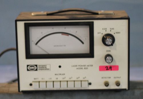 Newport Research Corp model 820 laser power meter good condition FREE SHIP
