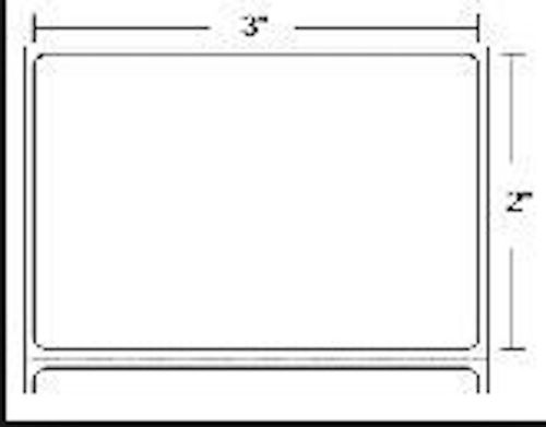 6 RL 3x2 Direct Thermal 750 Labels P/R Zebra GX420t GX420t LP2844 LP2442 TLP2844