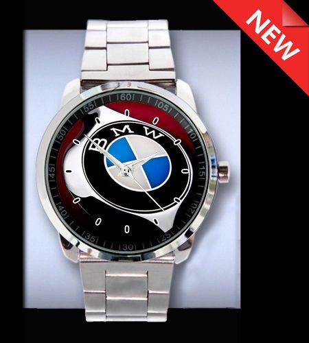 Luxury Vehicle bmw Car New Design Logo On Sport Metal Watch
