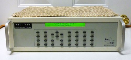 Biologic Science Instruments RSC-160 Rapid Solution Changer w/ Power Cord RSC160