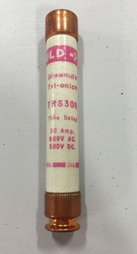 Gould shawmut trs30r tri-onic time delay current limiting fuse 30 amp 600 vac for sale