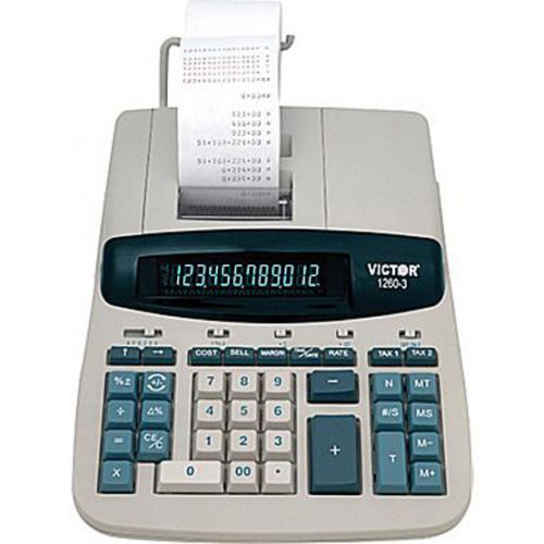 Victor® 12603 Heavy Duty Commercial Printing Calculator, 12-Digit