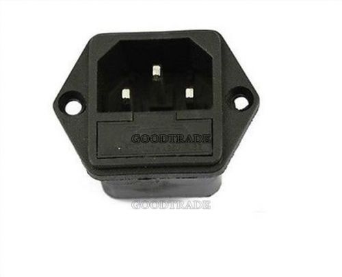 2pcs 10a/250a ac power socket /outlet/jack with fuse base 5x20mm diy new v1 for sale