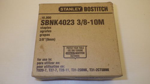 STANLEY BOSTITCH SBNK4023 3/8-10M FOR USE IN-TU20-7,T27-7,T28-1,T31-2 NIB