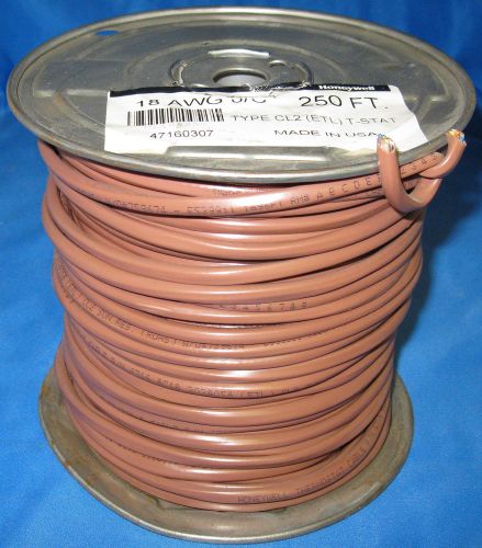 NEW Honeywell 47160307 18 AWG 8/C Type CL2 (ETL) T-STAT 250ft Wire Spool