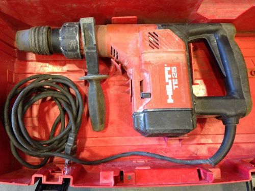 HILTI TE25 Rotary Hammer Drill Spine Drive with Case