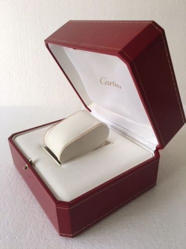Cartier Vintage Red watch box&#034; Damage&#034;condition without white outer cover= Box1