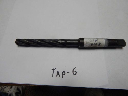 ITW  1/2&#034; x #2 Taper Shank Twist Drill Bit 4 Flute