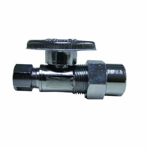 Watts lfpbqtc-670 quarter turn straight valve, 1/2-inch cpvc by 3/8-inch comp for sale