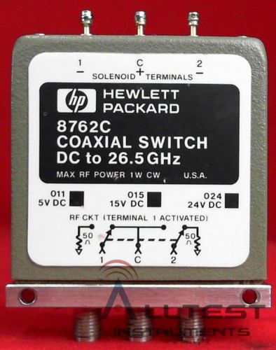 HP/Agilent 8762C Coaxial Switch, DC to 26 GHz, SPDT