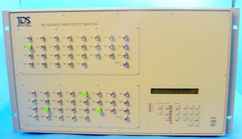 Jds uniphase / fitel fiber optic switch sc2d10581+17xf000fa  2 inputs 58 channel for sale