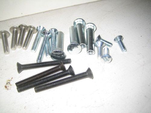 New1/4 X20 sex bolts 1 5/8 long 626 chrome head with 3/4-1 1/4 -2 1/8 [1 1/4 SS