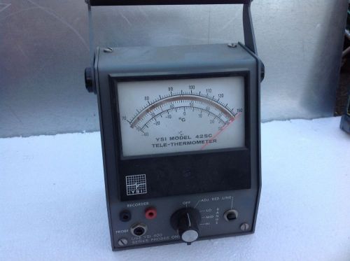 Yellow Springs Instrument (YSI) MODEL 42SC Handheld Tele-Thermometer Meter