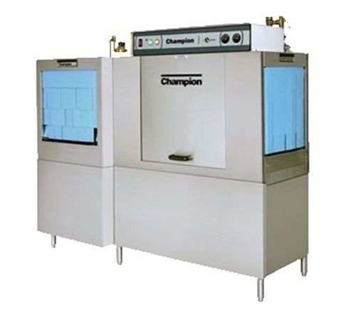 Champion 80 drffpw e-series dualrinse dishwasher rack conveyor high temp 54&#034;... for sale