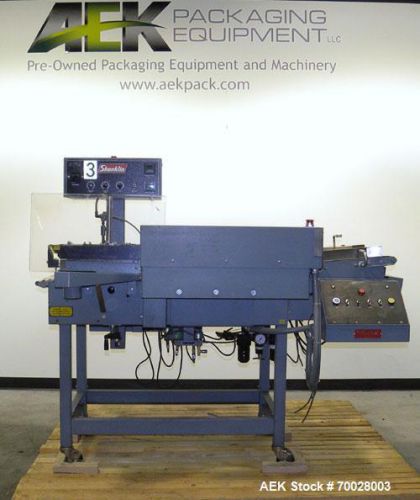 Used- shanklin automatic l sealer, model a-23, serial a0037, carbon steel. capab for sale