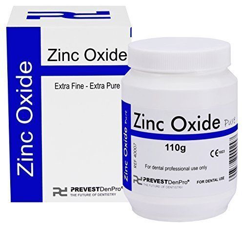 2 X ENDODONTICS EXTRA FINE ZINC OXIDE POWDER DENTAL GRADE 110gm FREE SHIPPING