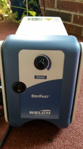 Welch 2014 Chemical Duty Dry Diaphragm Vaccuum Pump! #2042!!