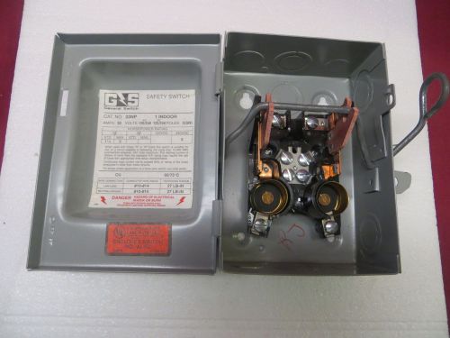 NOS General Switch 33NP Safety Disconnect 30 Amp Breaker Box New