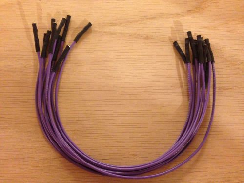Jumper Wire Hookup Wire 10 pk Purple Female - Female 24 AWG Length 8.5 inch