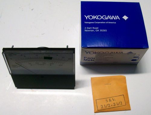 Yokagawa 0-1 madc 0-22/250 alternator panel meter 260400fa-fa9jgc nib for sale