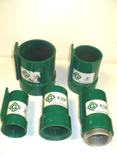 Greenlee screw-on couplers 2&#034;, 2-1/2&#034;, 3, &amp; 4&#034;  for tugger 8 cable puller for sale