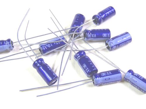 Capacitor electrolytic 10uf 35v radial (qty 10) for sale