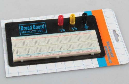 1pcs solderless breadboard - 830 tie points (zy-201) for sale