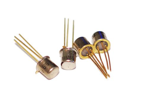 Ultra Rare ITT BCY59C Low Noise Audio Input Transistors NPN Gold Plate TO18  x4