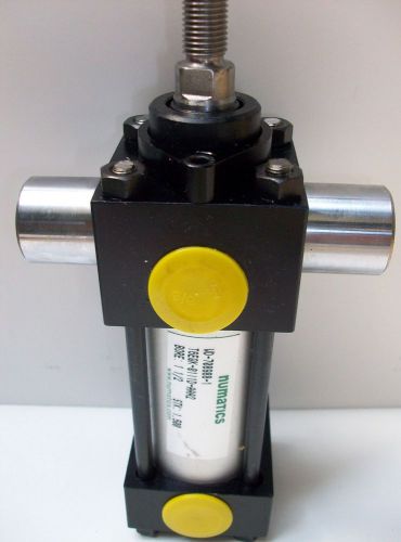 Numatics 1 1/2&#034; bore 1 5/8&#034; stroke double acting air cylinder t6eqk-011d-aa2 nnb for sale