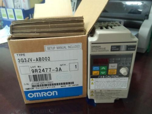 1pcs NEW Omron inverter 3G3JV-AB002 200V / 0.2KW