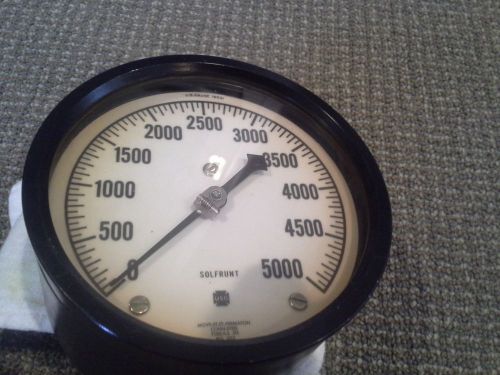 Usg us gauge solfrunt pressure 0-5000 psi2420073-1 rev c. for sale