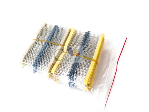 New 50value 1000pcs 1/4w metal film resistor kit +/-1% 0.25w for sale